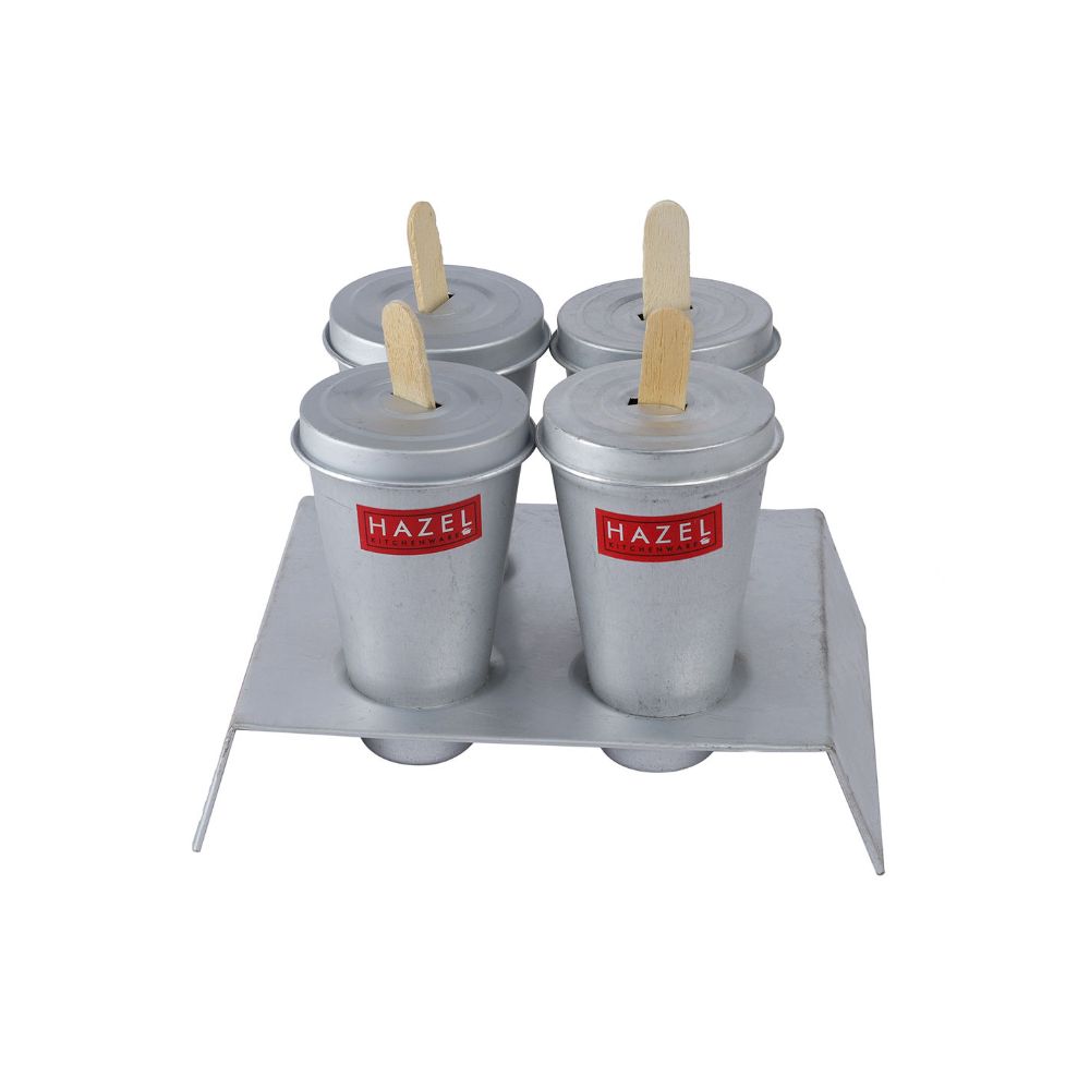 HAZEL Aluminium Kulfi Mould for Homemade Kulfi Making | Kulfi Maker for Homemade Popsicle, Ice Cream