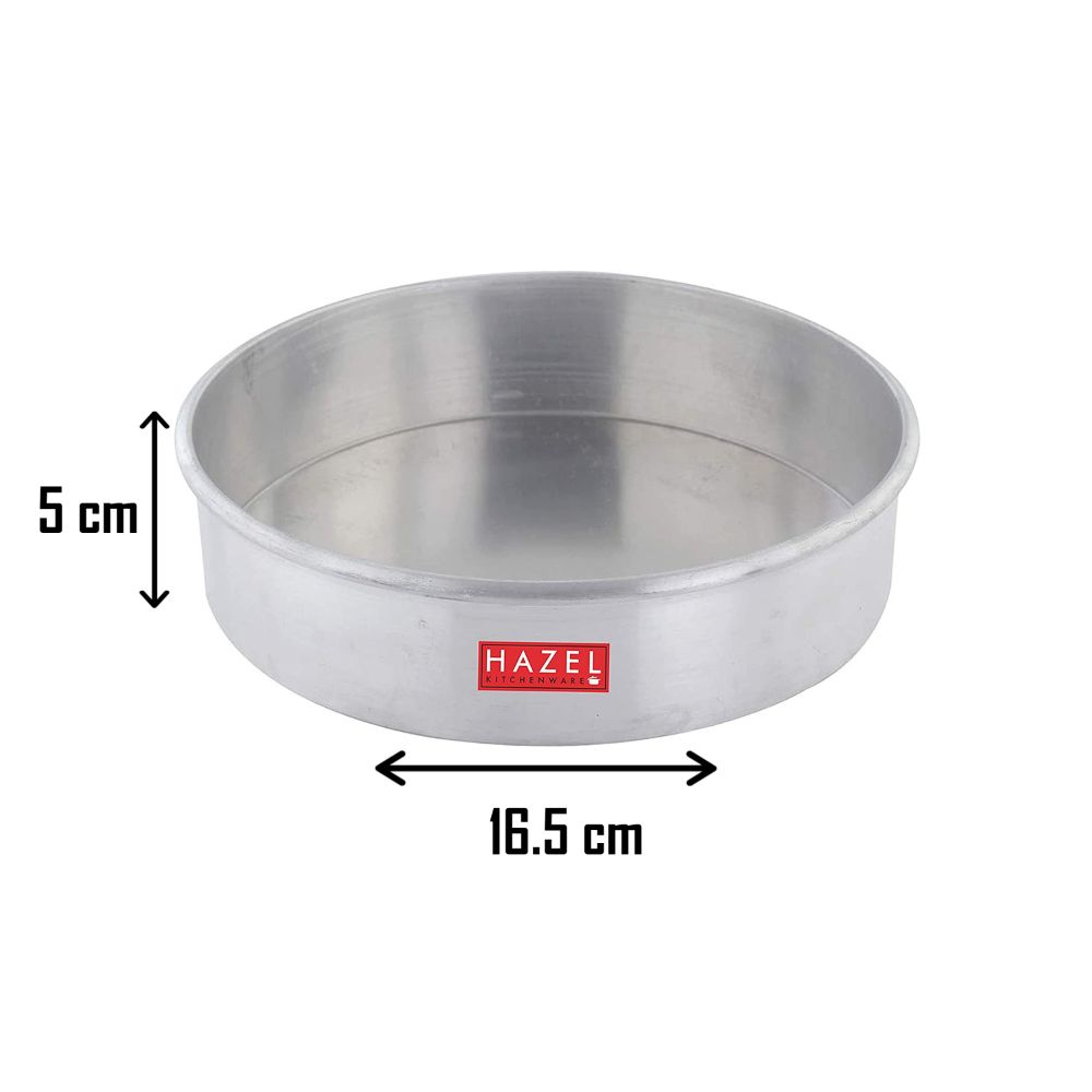 HAZEL Cake Food Grade Aluminium Mould Set of 3 round cake 6\\