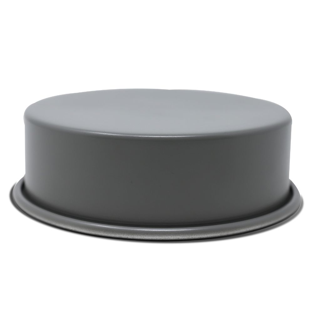 HAZEL Alfa Heavy Gauge Preimium Aluminium Granite Finish Non Stick Microwave Safe Large Round Cake Mould, Grey