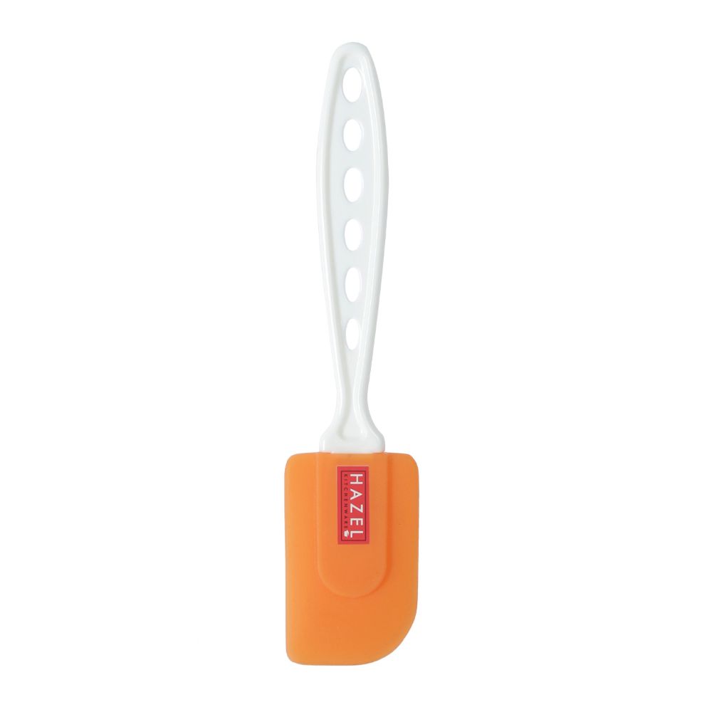HAZEL Small Silicon Spatula with Plastic Handle, Orange