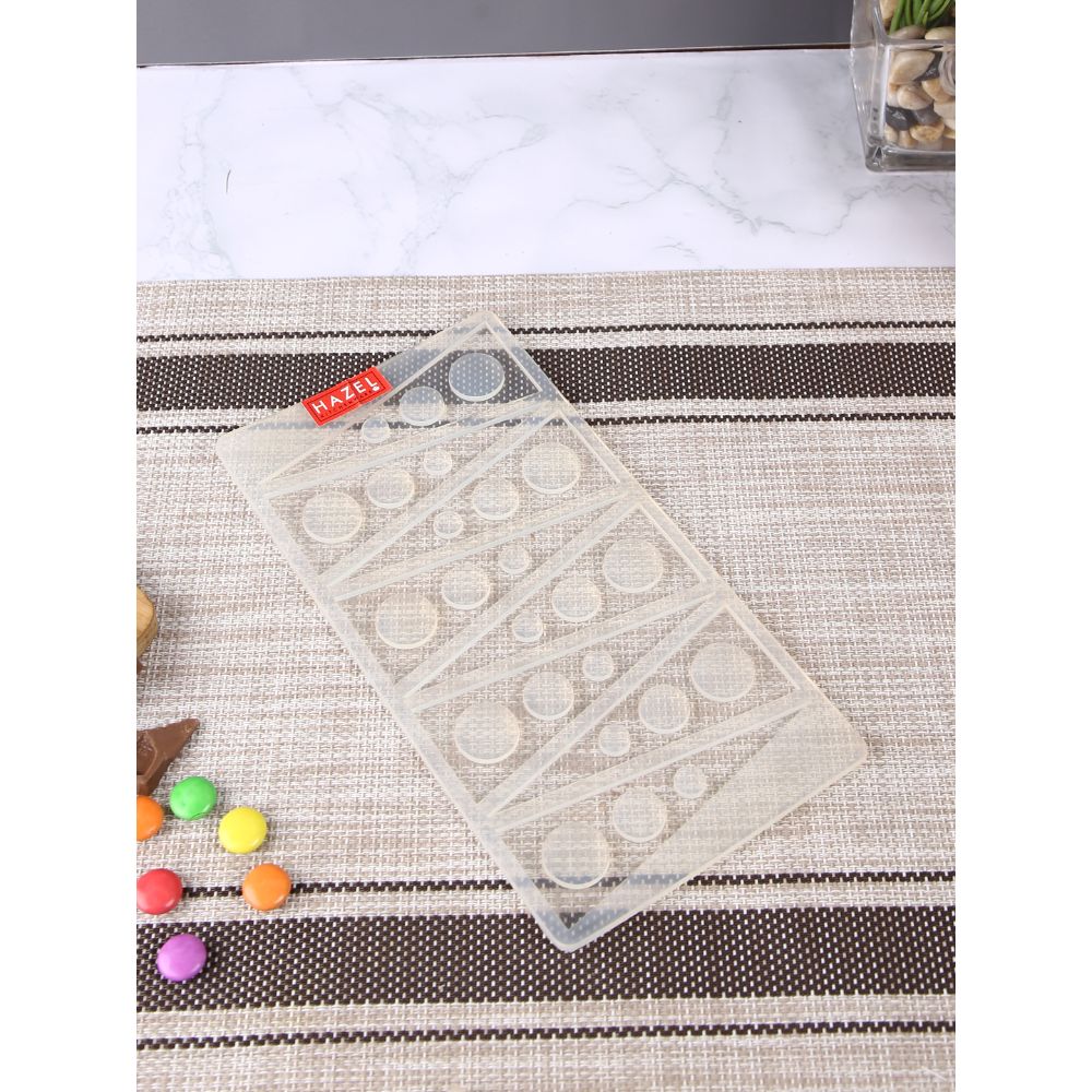HAZEL Silicone Cake Garnishing Mold Decorating Tools Mold Flower Floral Kitchen Baking Accessories for 8 Cavity Cake Decoration, Triangle Shape, White