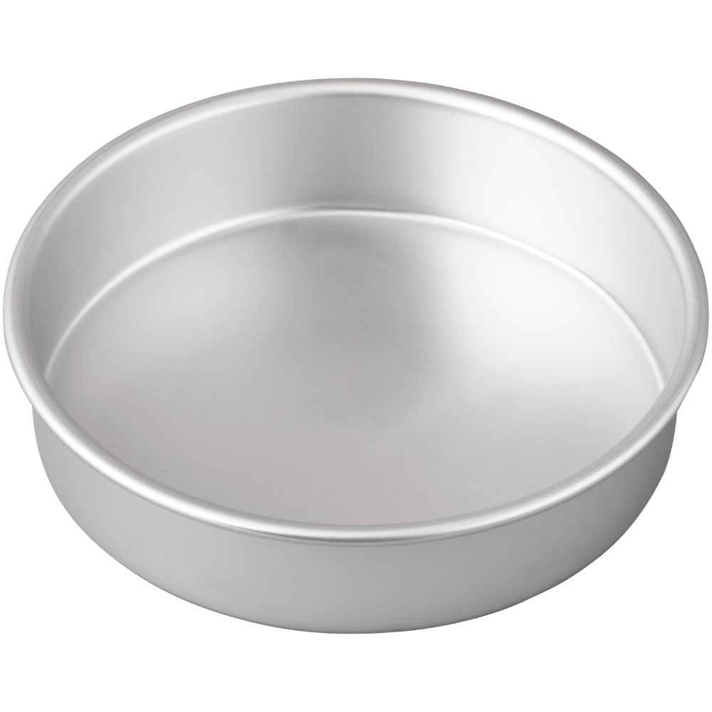 HAZEL Food Grade Aluminium Round Shape Cake Mould, 8 Inch