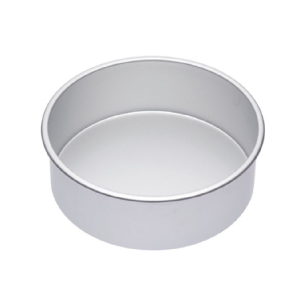 HAZEL Food Grade Aluminium Round Shape Cake Mould, 7 Inch