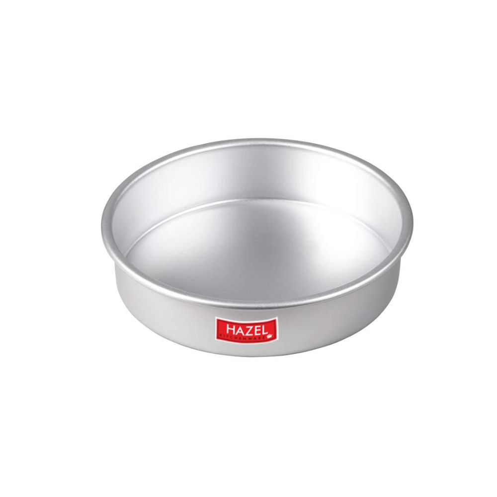 HAZEL Food Grade Aluminium Round Shape Cake Mould, 6 Inch