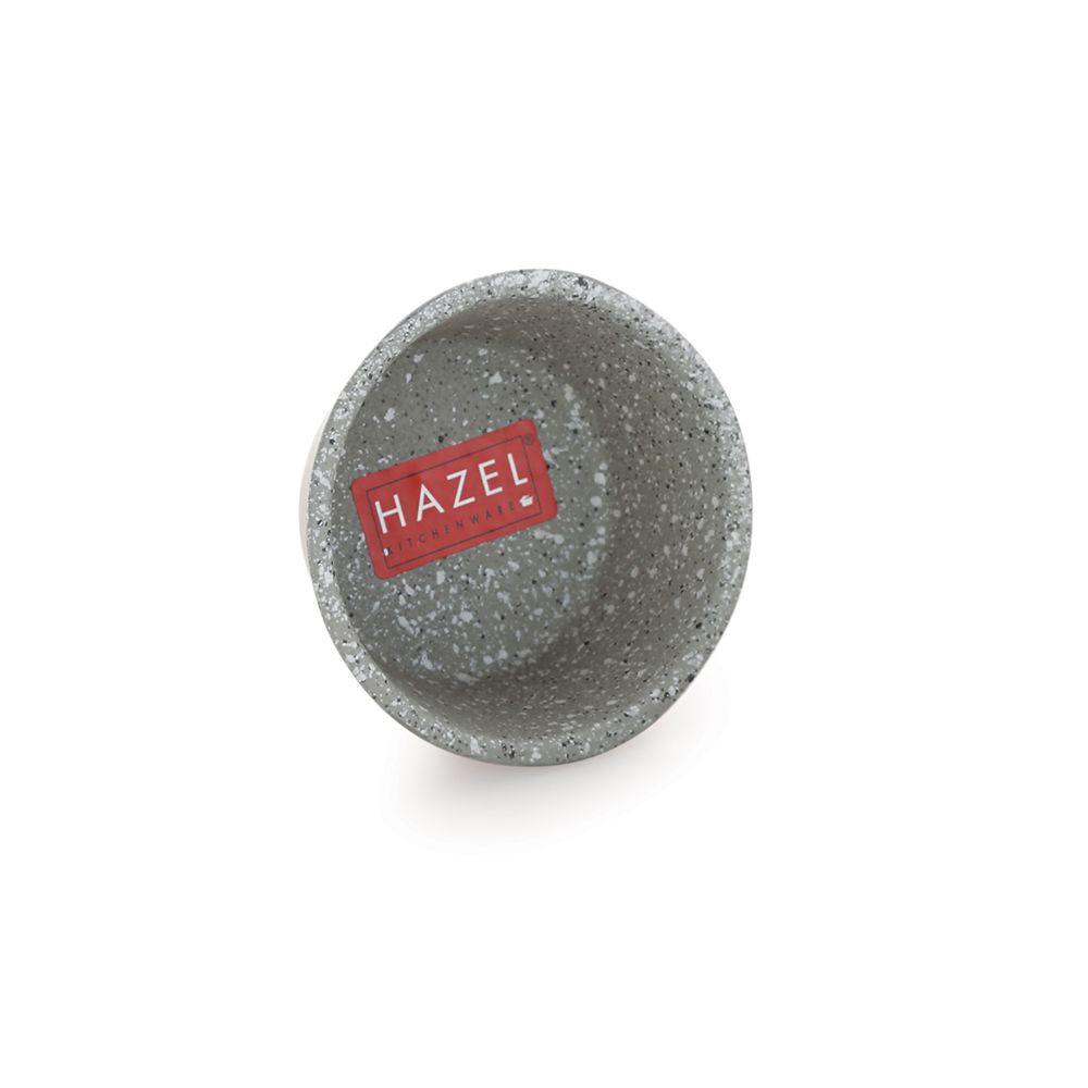 HAZEL Cupcake Mould for Baking Cup cake | Non Stick Muffin Moulds for Baking Homemade Muffin with Granite Finish | Microwave Safe Mini Cupcake Mould Set of 1, Grey