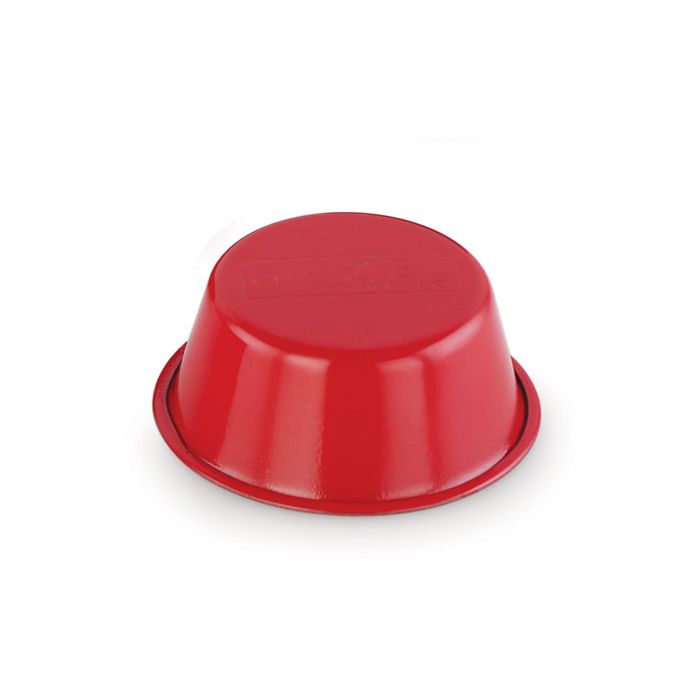 HAZEL Cupcake Mould for Baking Cup cake | Non Stick Muffin Moulds for Baking Homemade Muffin with Granite Finish | Microwave Safe Mini Cupcake Mould Set of 1, Red