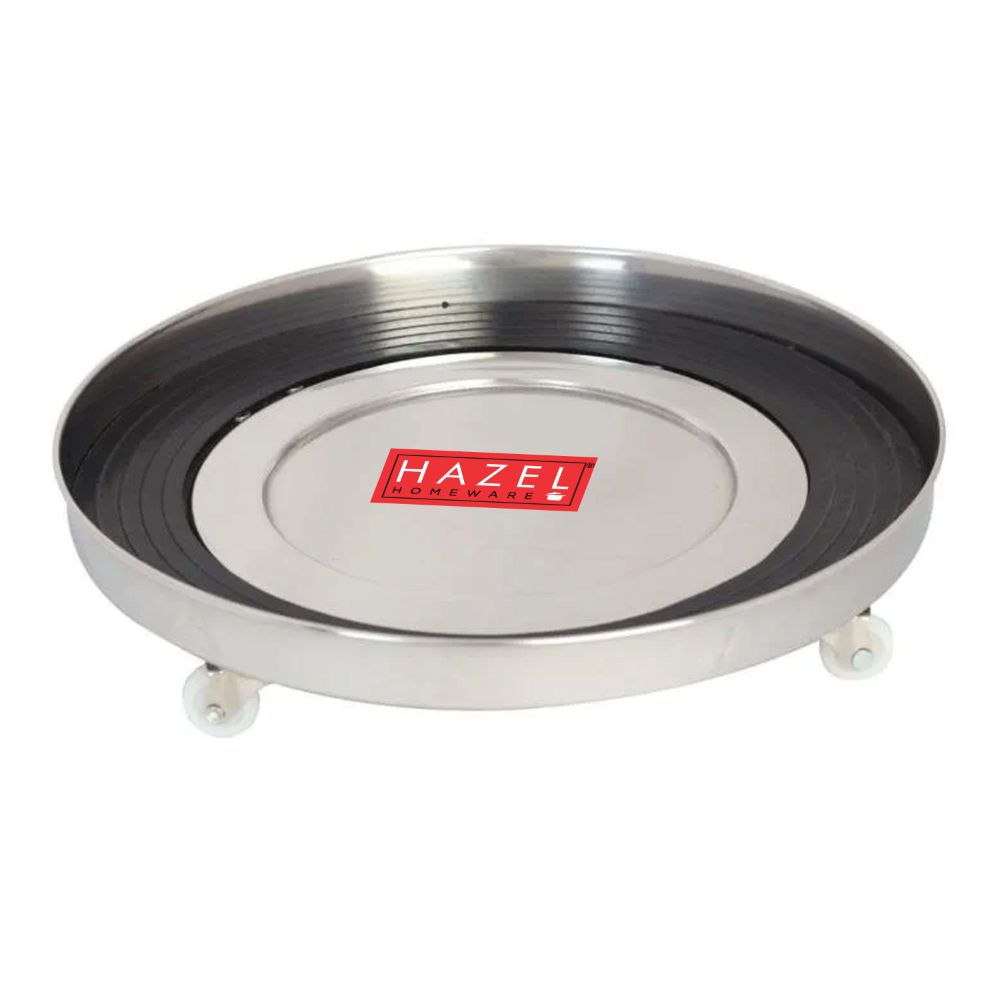 HAZEL Gas Cylinder Trolley With Rollers | Cylinder Stand for Kitchen