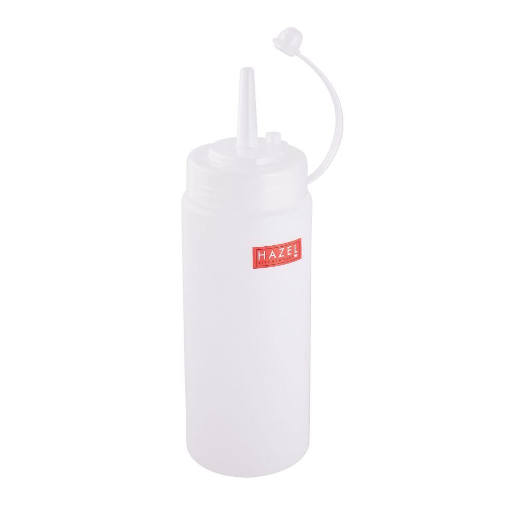 HAZEL Squeeze Bottle of Ketchup | Transparent Sauce Bottle | Tomato Sauce Bottle