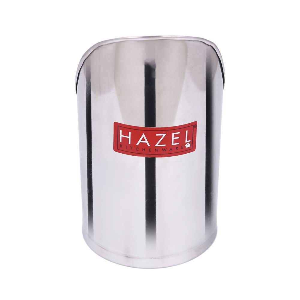 HAZEL Stainless Steel Scoop Spoon With Handle | Steel Scoops For Grocery Shop Store Equipment| Grocery Flour Grain Dry Foods Spice Scoop,Capacity 600 ml, Silver