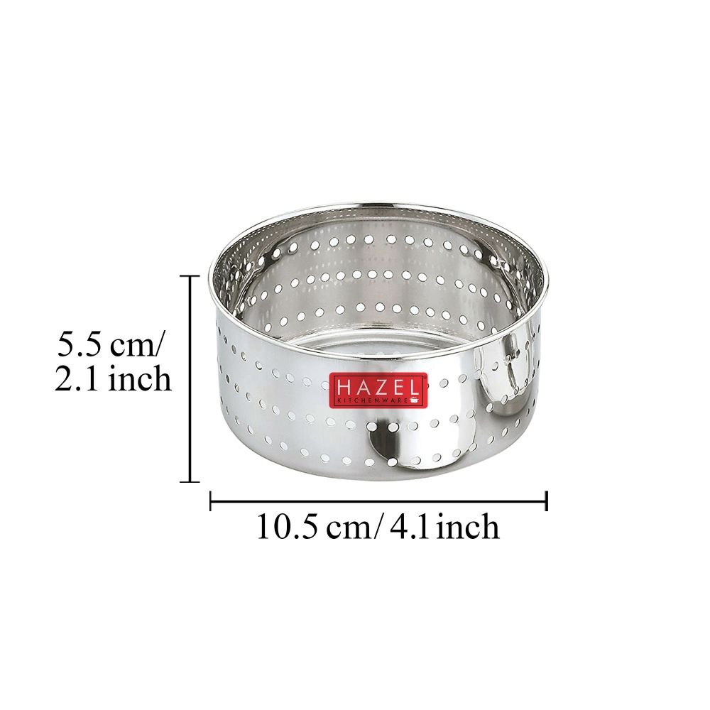 HAZEL Paneer Maker for Home | Stainless Steel Round Shape Paneer Mould | Tofu / Paneer Maker Mould Press, Mini Size