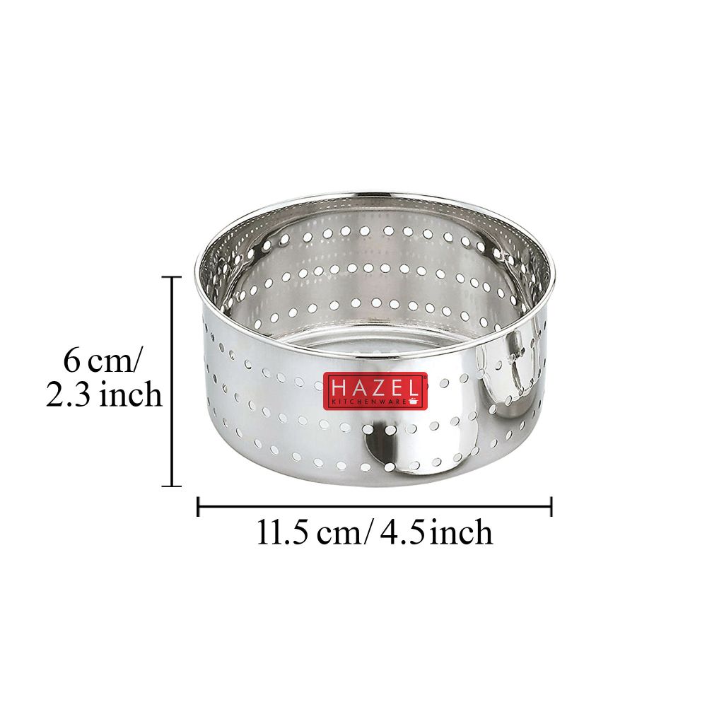 HAZEL Paneer Maker for Home | Stainless Steel Round Shape Paneer Mould | Tofu / Paneer Maker Mould Press, Small Size