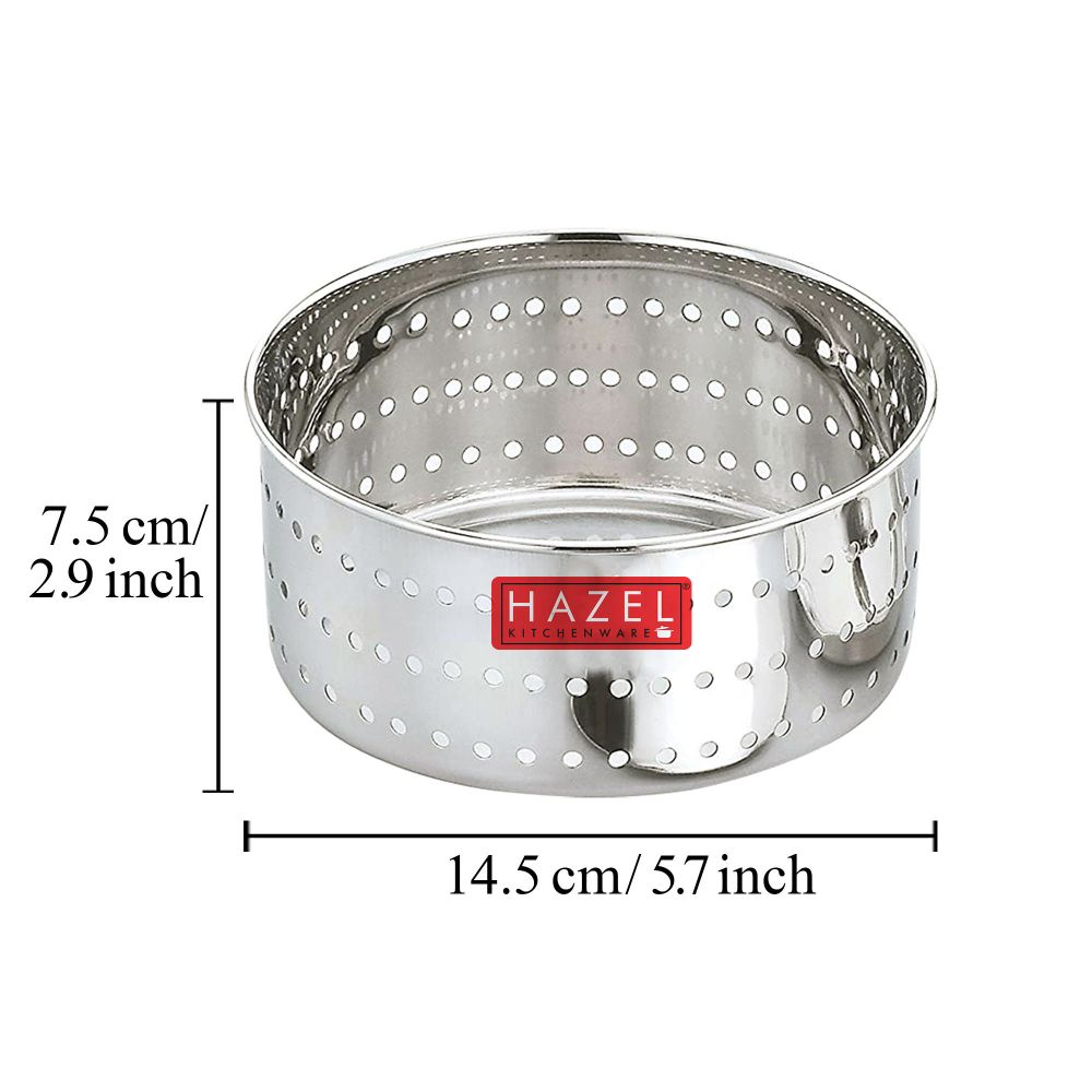HAZEL Paneer Maker for Home | Stainless Steel Round Shape Paneer Mould | Tofu / Paneer Maker Mould Press, Extra Big Size