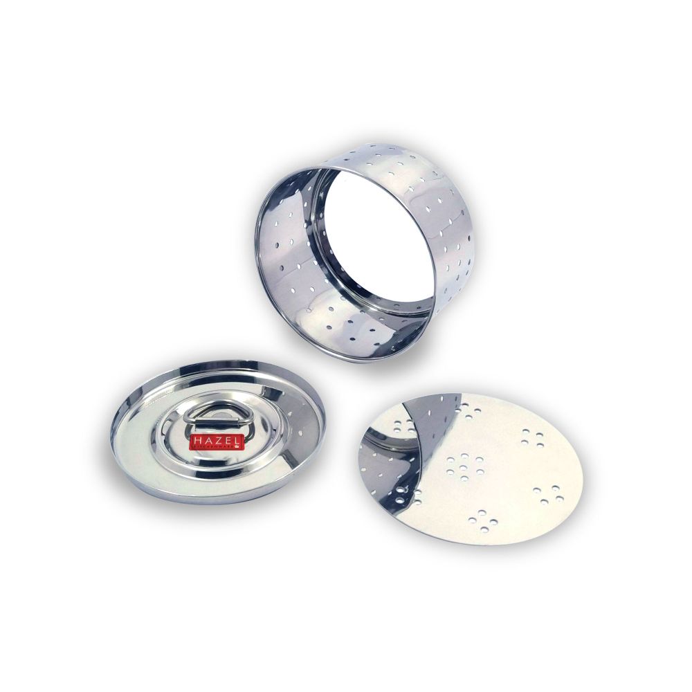 HAZEL Paneer Maker for Home | Stainless Steel Round Shape Paneer Mould | Tofu / Paneer Maker Mould Press, Extra Big Size