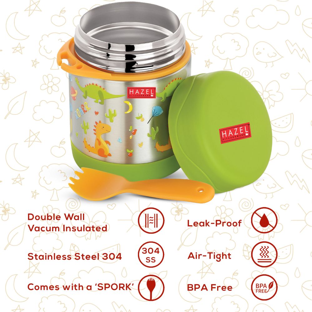 HAZEL Food Flask for for Hot and Cold Food for Toddlers | Thermos Food Flask