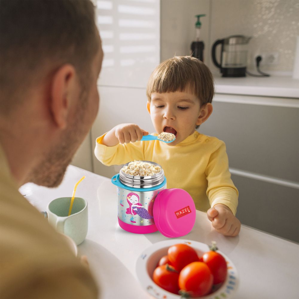 HAZEL Insulated Food Jar for Hot and Cold Food for Toddlers | Thermos Soup Flask