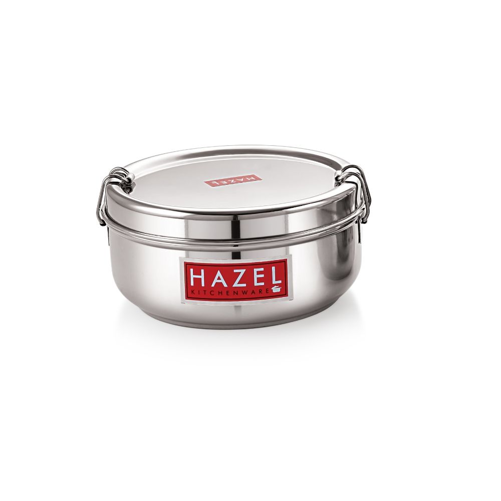 HAZEL Stainless Steel Lunch Box | Tiffin Box for Office With Airtight lid