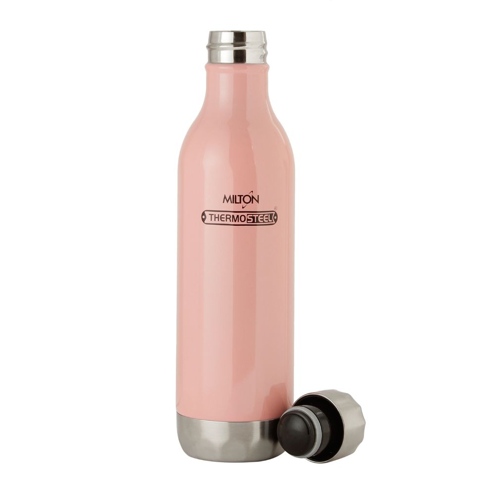 Milton BLISS 600 Thermosteel Vaccum Insulated Hot & Cold Water Bottle, 540 ml, Pink