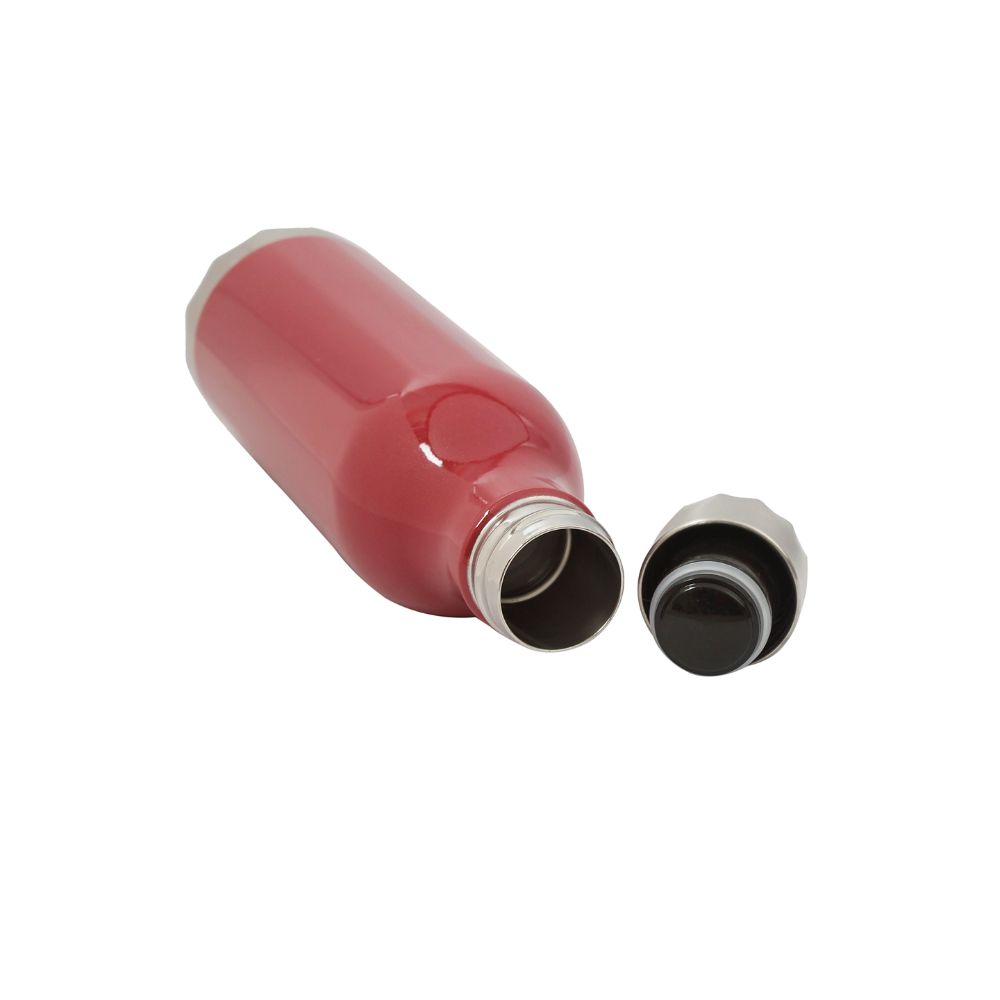 Milton BLISS 600 Thermosteel Vaccum Insulated Hot & Cold Water Bottle, 540 ml, Red
