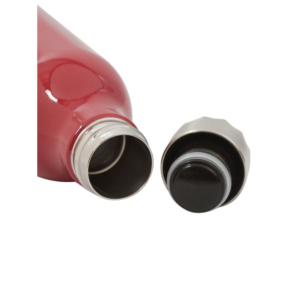 Milton BLISS 600 Thermosteel Vaccum Insulated Hot & Cold Water Bottle, 540 ml, Red
