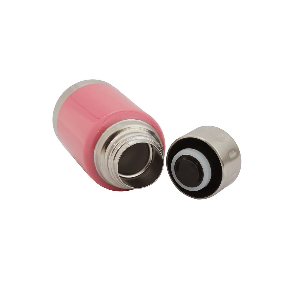 Milton Elfin 160 Thermosteel Hot & Cold Water Bottle, Pink, 160 ml