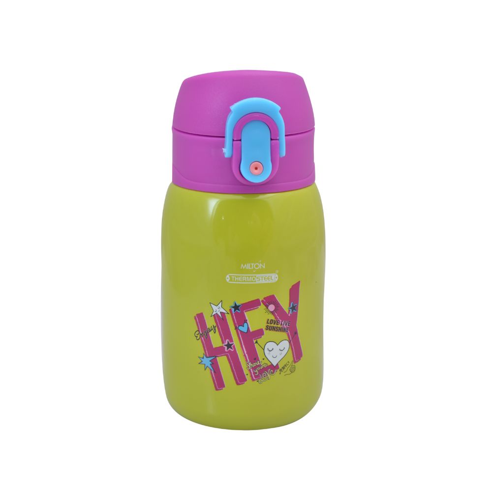Milton Jolly 275 THERMOSTEEL WATER SIPPER BOTTLE GREEN, 230 ml