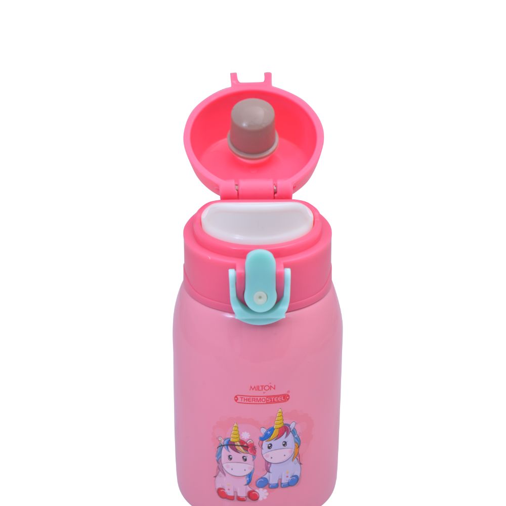 Milton Jolly 275 THERMOSTEEL WATER SIPPER BOTTLE PINK, 230 ml