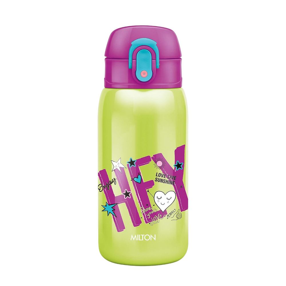 Milton Jolly-375 THERMOSTEEL WATER SIPPER BOTTLE GREEN, 300 ml