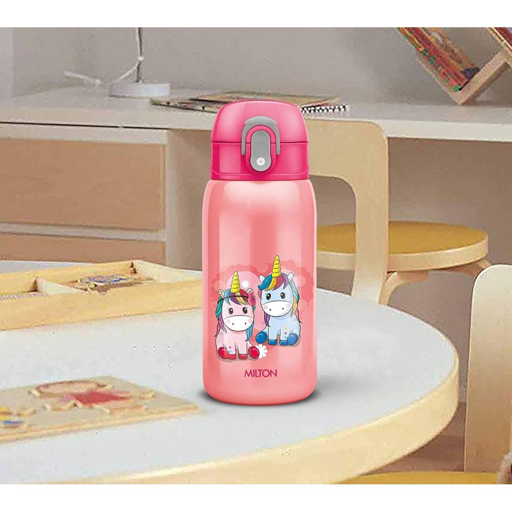 Milton Jolly-375 THERMOSTEEL WATER SIPPER BOTTLE PINK, 300 ml