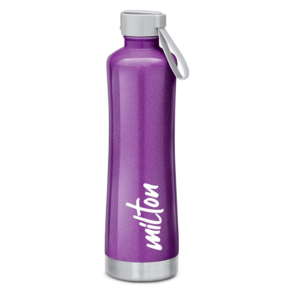 Milton Tiara-900 Thermosteel Water Bottle Hot & Cold Vacuum Insulated Flask, 750 ML, Purple