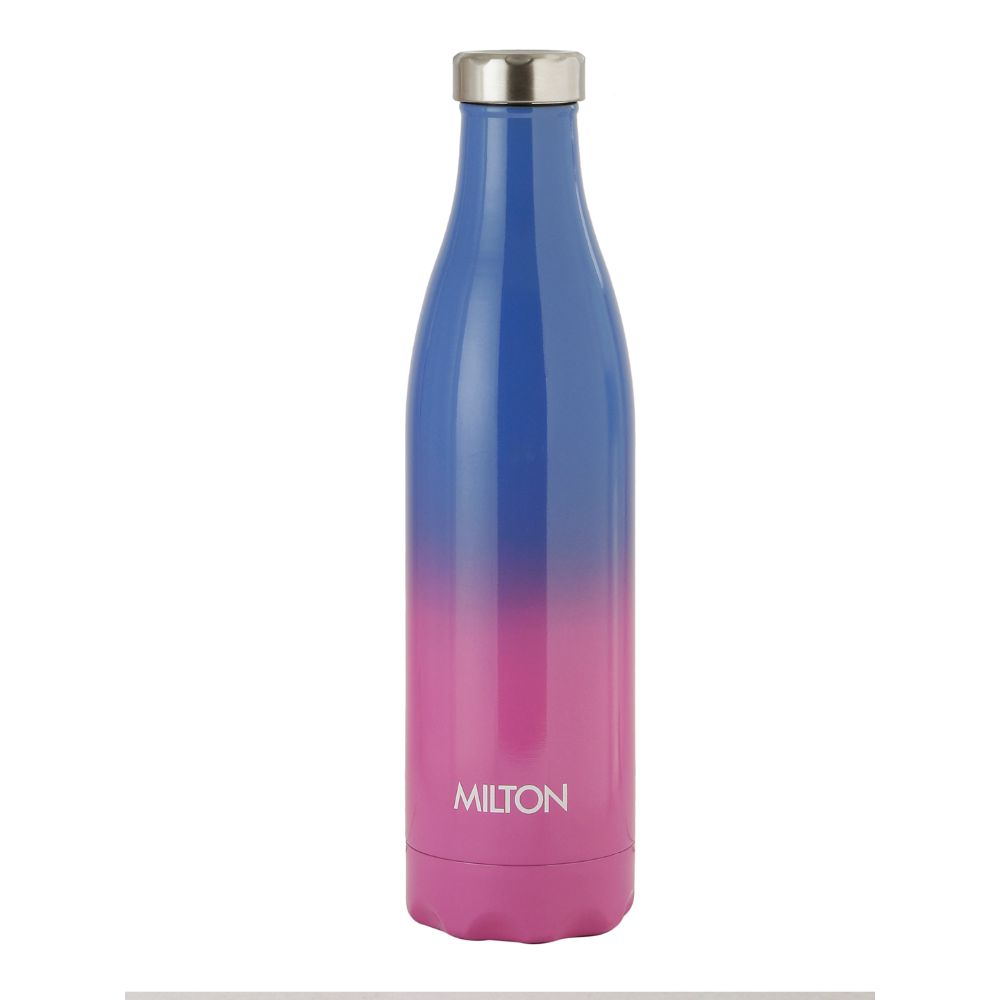 Milton PRUDENT 800 Thermosteel Hot & Cold Water Bottle 820 ml, Pink - Blue