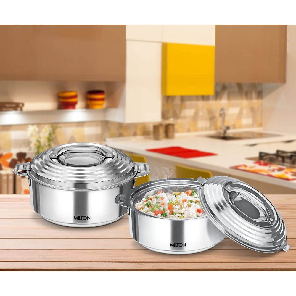 Milton Galaxia Casserole 1000, Silver