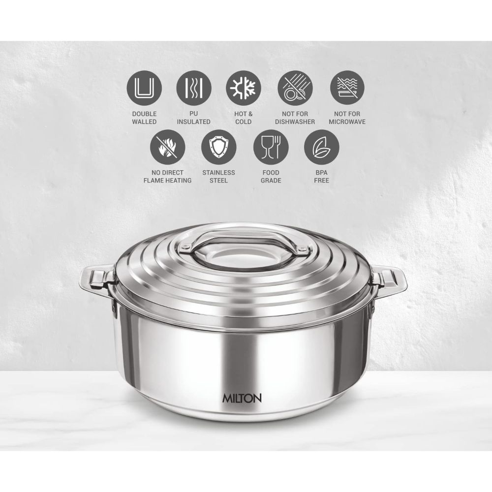 Milton Galaxia Casserole 1000, Silver