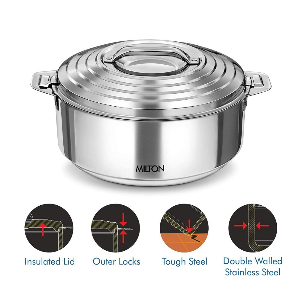 Milton Galaxia Casserole 1500, Silver
