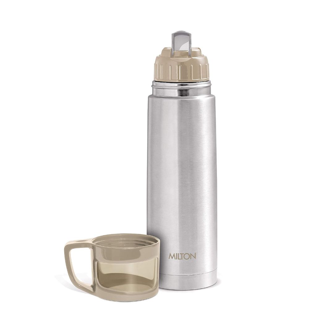 Milton Thermosteel Glassy Drinking Cup Lid, 750 ml, Grey