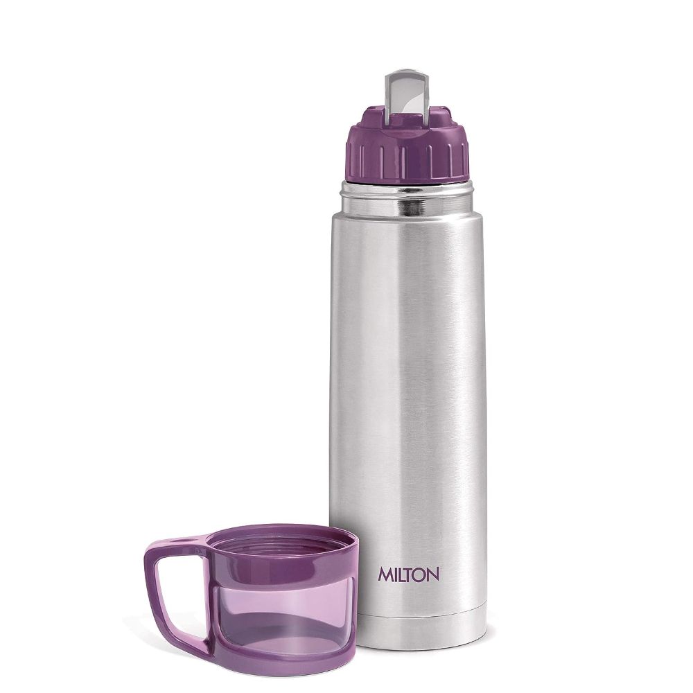 Milton Thermosteel Glassy Drinking Cup Lid, 750 ml, Pink