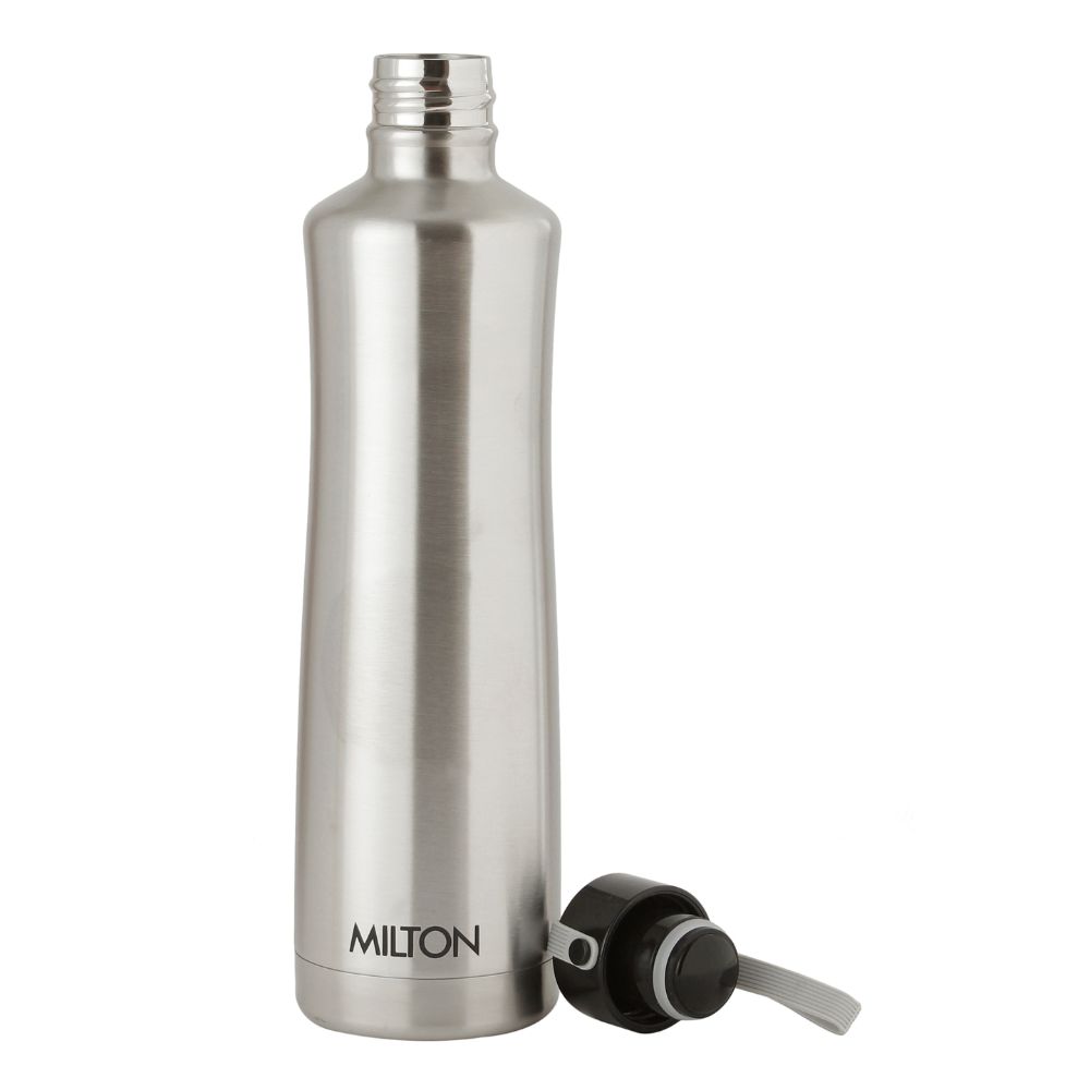 Milton Tiara 900 Thermosteel Hot & Cold Water Bottle, Silver, 750 ml