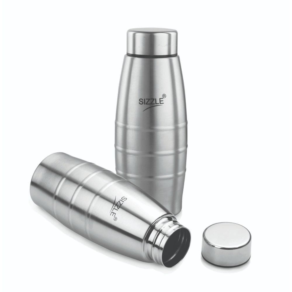 Sizzle Fridge Water Bottle 400 ml 2 Pc Set