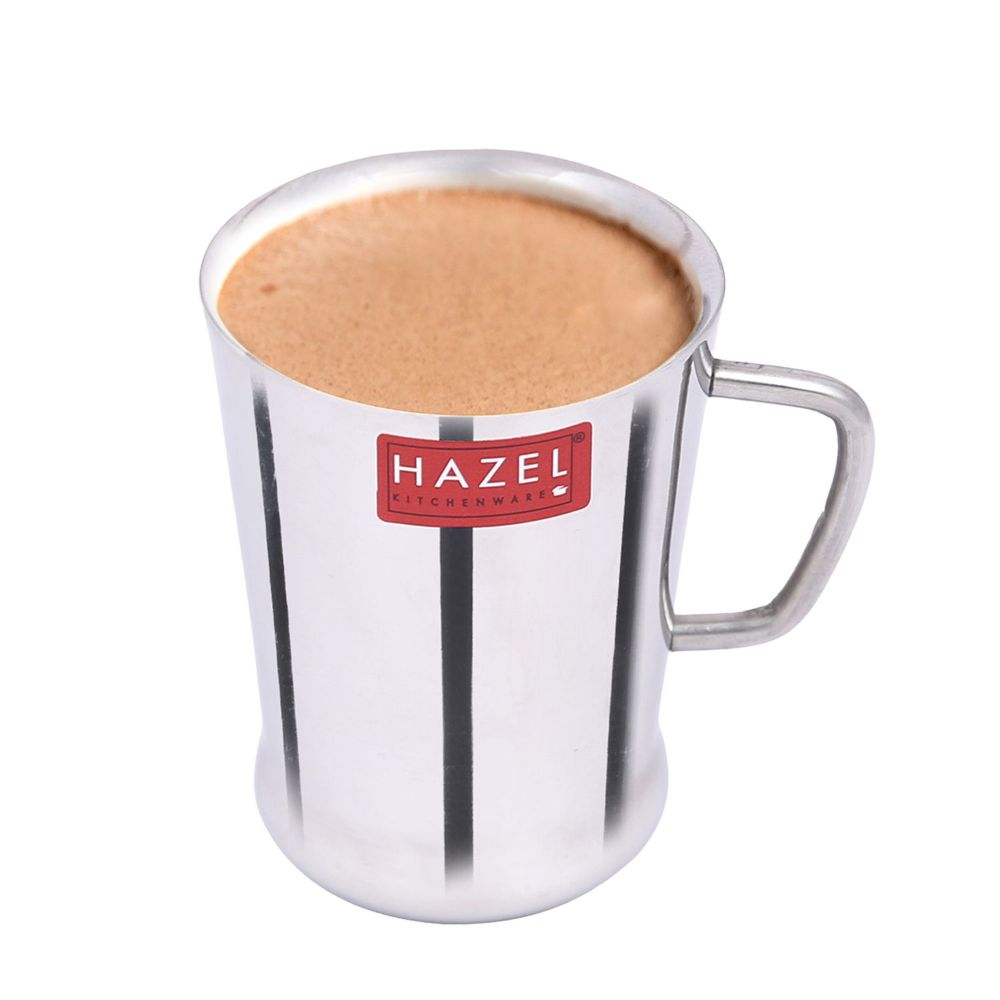 HAZEL Stainless Steel Green Tea Coffee Big Spice Cup, 1 Pc, 200 ml