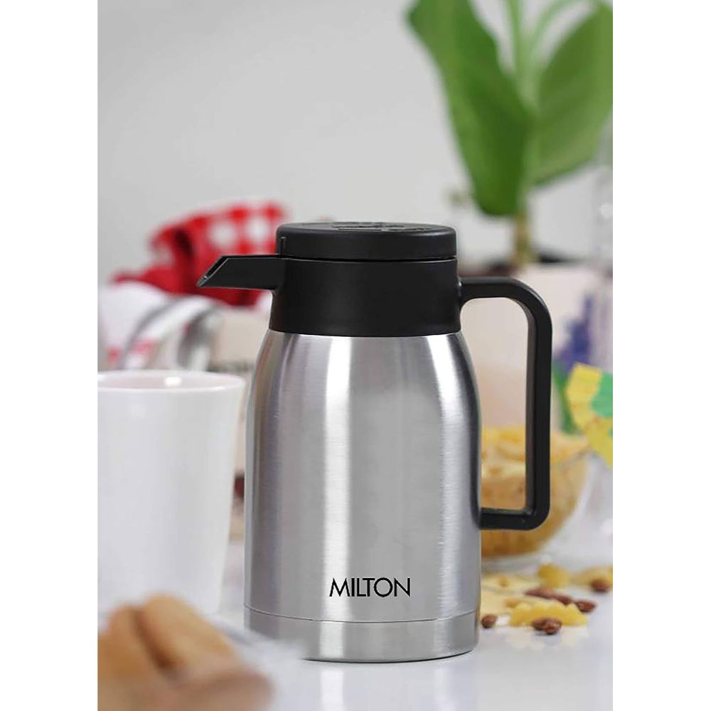 Milton Vacuum Flasks Omega Coffee Pot 500 ml, Steel Plain