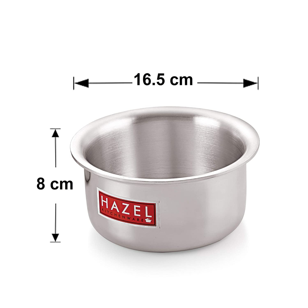 HAZEL Aluminium Tope (1125 ML, 1pc) Silver