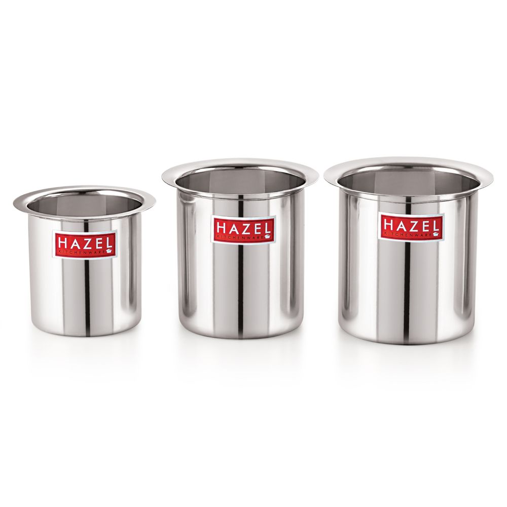 HAZEL Stainless Steel Milk Boiler Gunj | Deep Tope for boiling Milk