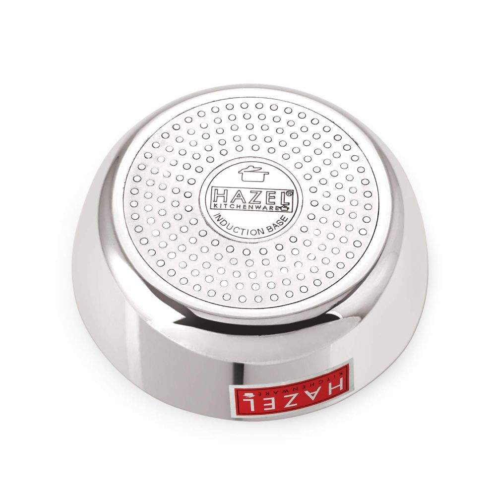 HAZEL Aluminium Induction Bottom 4 mm Frying Tasla, 28.6 cm, 6000 ml, Silver