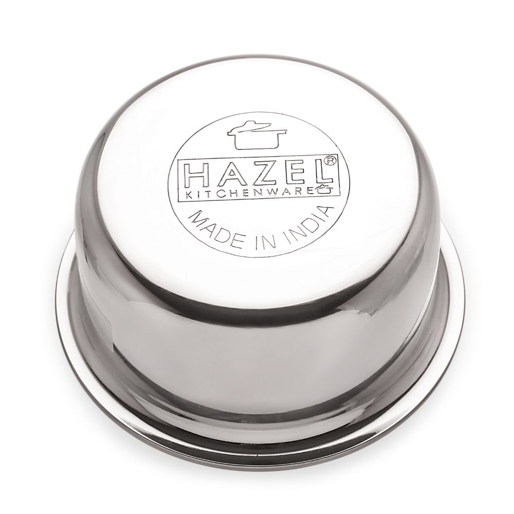 HAZEL Aluminium Flat Bottom Boiling Tope (22 cm, 4800 ml, Silver)