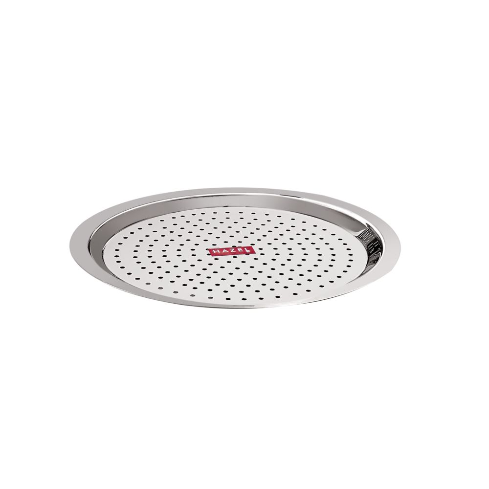 HAZEL Stainless Steel Cover Lid with Hole Chiba Ciba For Topes Pots, 24.2 cm, Silver