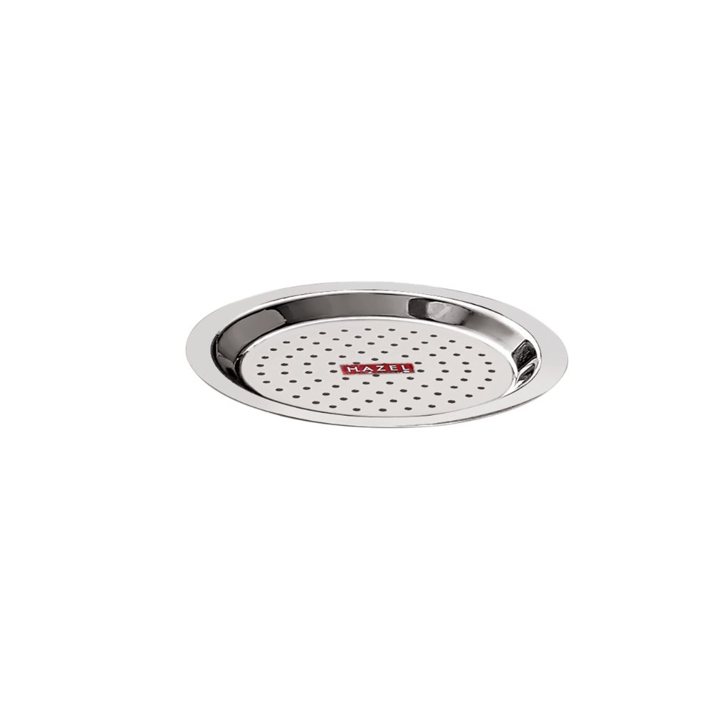 HAZEL Stainless Steel Cover Lid with Hole Chiba Ciba For Topes Pots, 14.8 cm, Silver