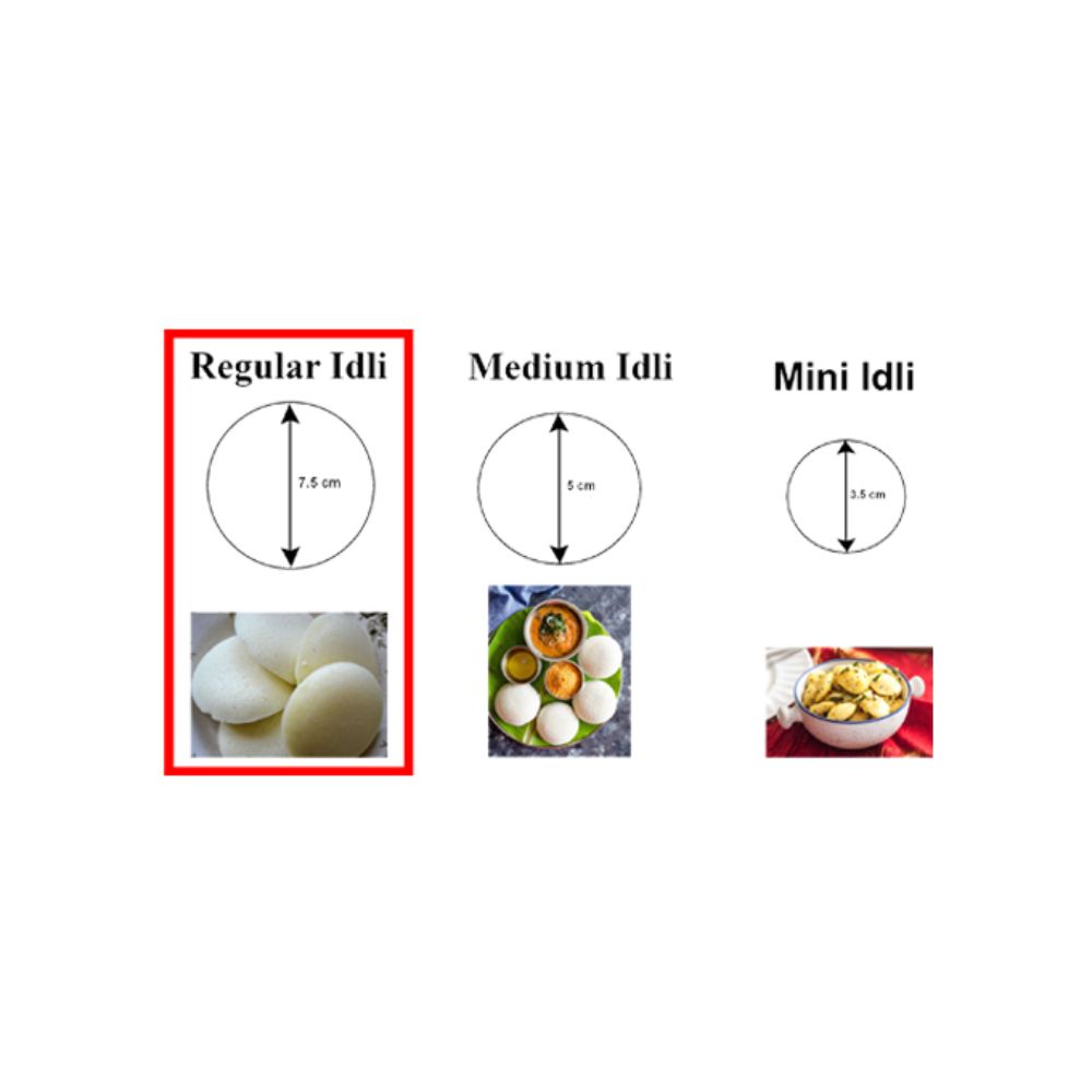 HAZEL Food Grade Stainless Steel Regular Idli Plate, 4-Rack Plates, 16 idlis