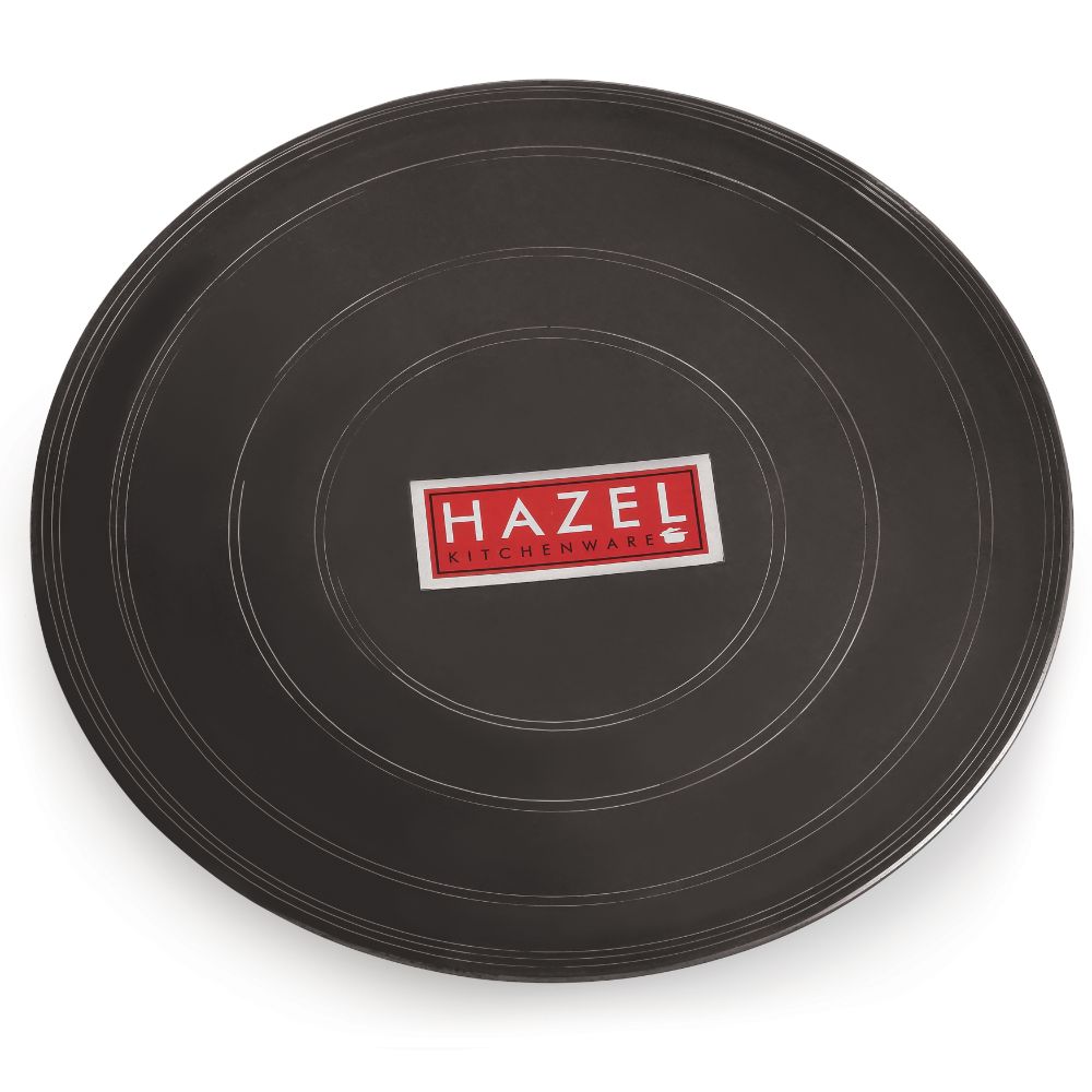 HAZEL Iron Tawa Without Handle Traditional Loha/Lokhand Tawa for Dosa Roti Chapati Amboli Flat Pan, 24 cm