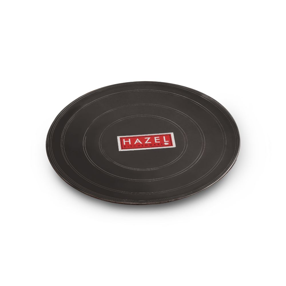 HAZEL Iron Tawa Without Handle Traditional Loha/Lokhand Tawa for Dosa Roti Chapati Amboli Flat Pan, 24 cm
