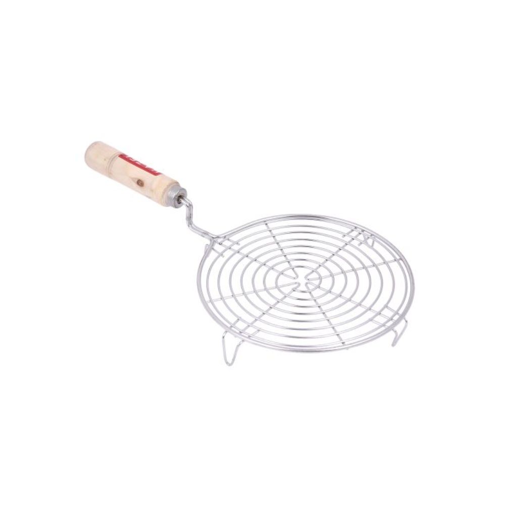 HAZEL Stainless Steel Papad Jali Round 7 Inches Small Size Jali