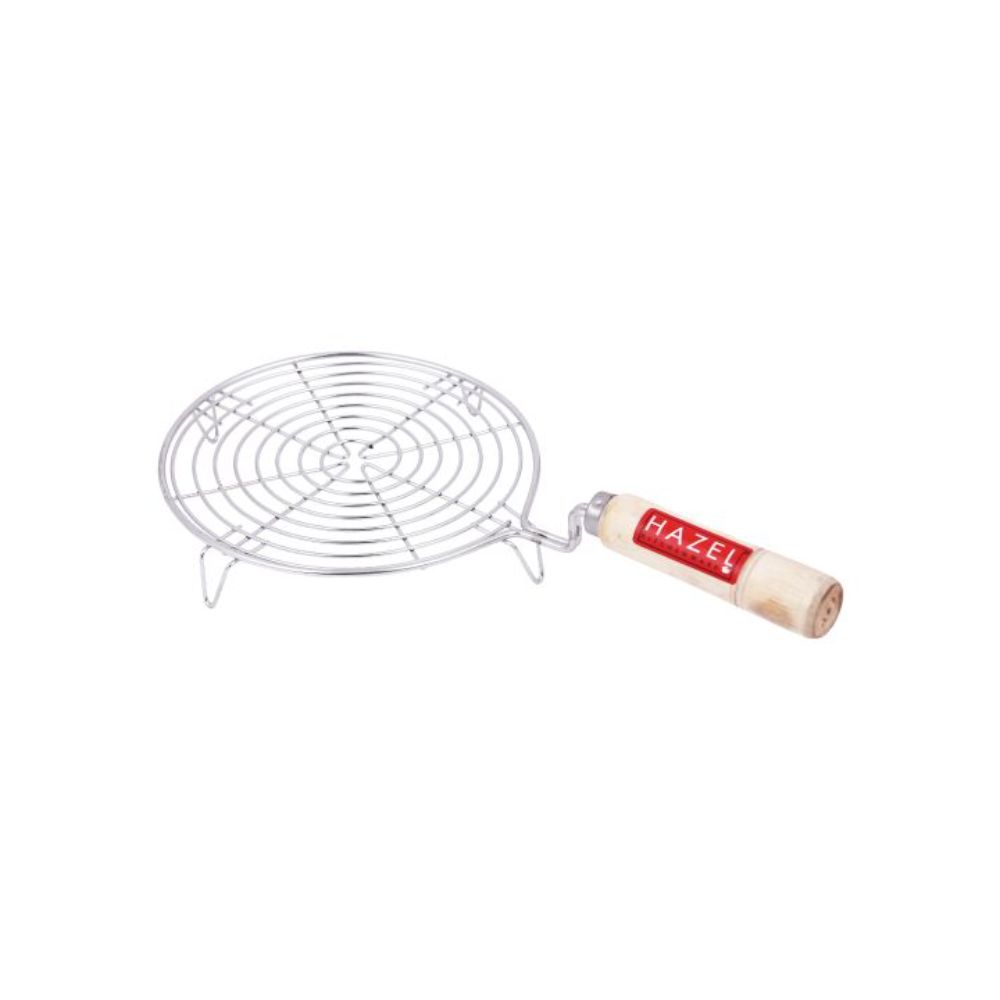 HAZEL Stainless Steel Papad Jali Round 7 Inches Small Size Jali
